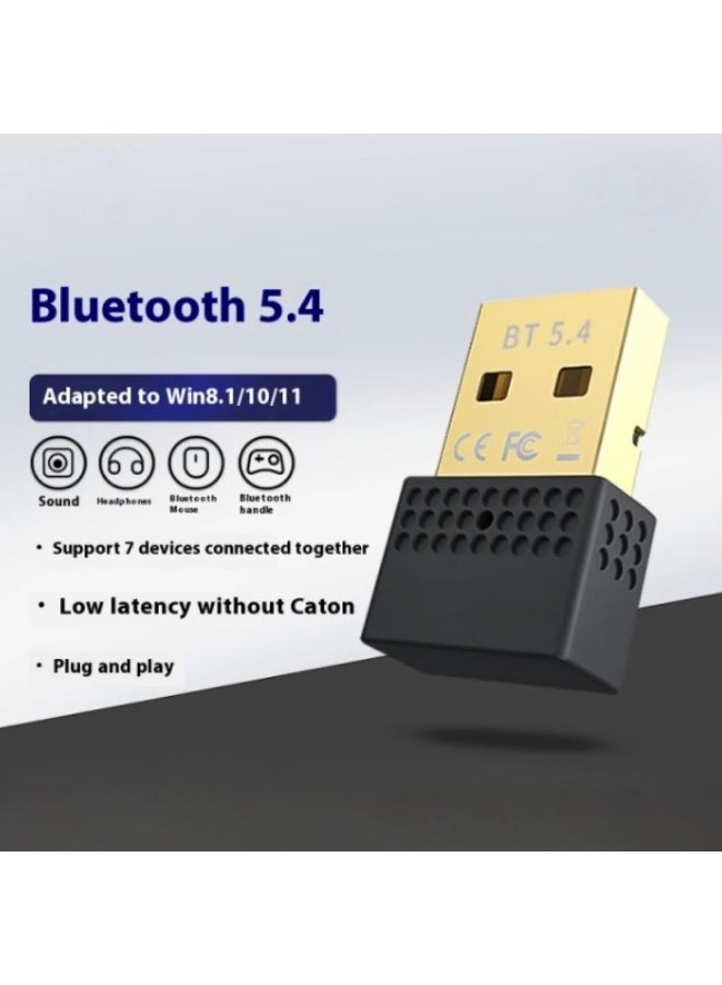 هينغ محول بلوتوث USB لأجهزة الكمبيوتر المكتبية والمحمولة - متوافق مع بلوتوث 5.x، سهل الاستخدام، دونجل نانو - الموديل HI-0502-UBT - Image 2